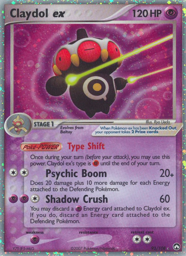 Claydol ex (93/108) [EX: Power Keepers] - Destination Retro