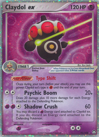 Claydol ex (93/108) [EX: Power Keepers] - Destination Retro