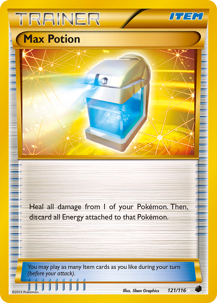Max Potion (121/116) [Black & White: Plasma Freeze] - Destination Retro
