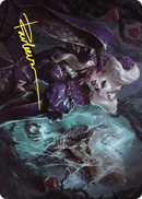 Conceited Witch Art Card (Gold-Stamped Signature) [Wilds of Eldraine Art Series] - Destination Retro