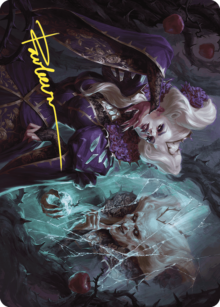 Conceited Witch Art Card (Gold-Stamped Signature) [Wilds of Eldraine Art Series] - Destination Retro