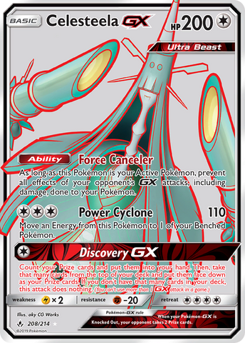 Celesteela GX (208/214) [Sun & Moon: Unbroken Bonds] - Destination Retro