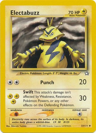 Electabuzz (33/111) [Neo Genesis Unlimited] - Destination Retro