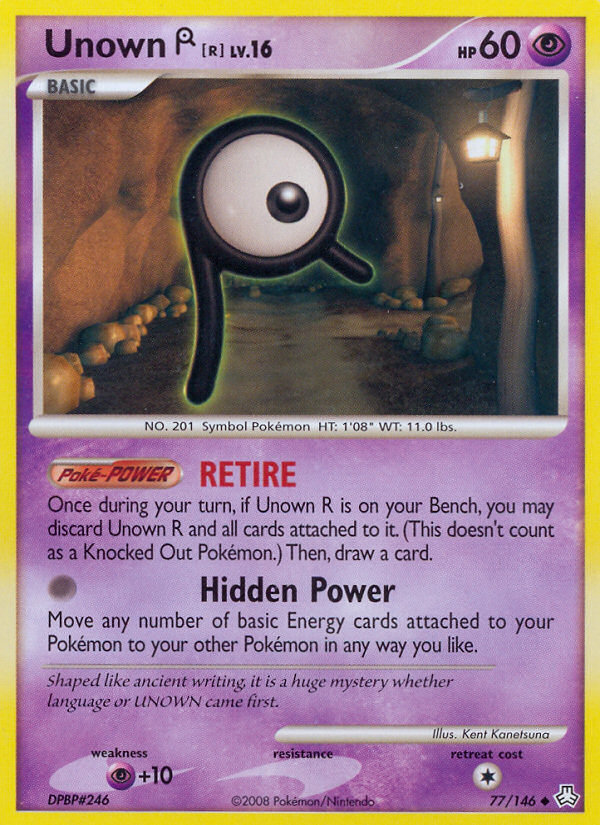 Unown R (77/146) [Diamond & Pearl: Legends Awakened] - Destination Retro