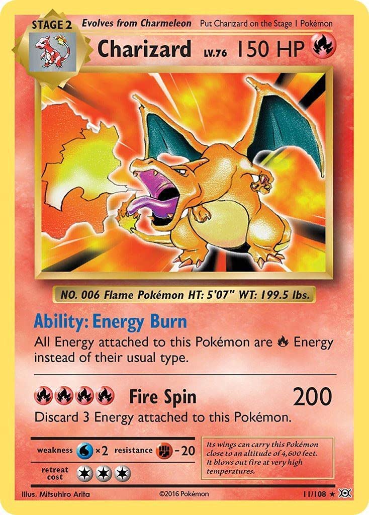 Charizard (11/108) [XY: Evolutions] - Destination Retro