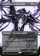 Archfiend of the Dross (Borderless Ichor) [Phyrexia: All Will Be One] - Destination Retro