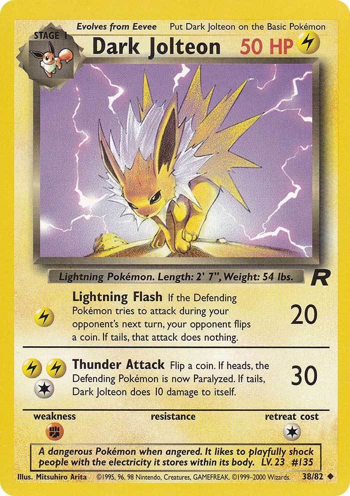 Dark Jolteon (38/82) [Team Rocket Unlimited] - Destination Retro