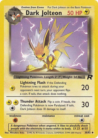 Dark Jolteon (38/82) [Team Rocket Unlimited] - Destination Retro