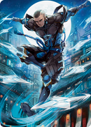 Kaito Shizuki 1 Art Card [Kamigawa: Neon Dynasty Art Series] - Destination Retro