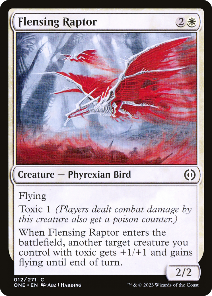 Flensing Raptor [Phyrexia: All Will Be One] - Destination Retro