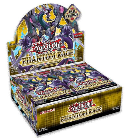 YU-GI-OH! - PHANTOM RAGE - BOOSTER BOX (1ST EDITION) - Destination Retro