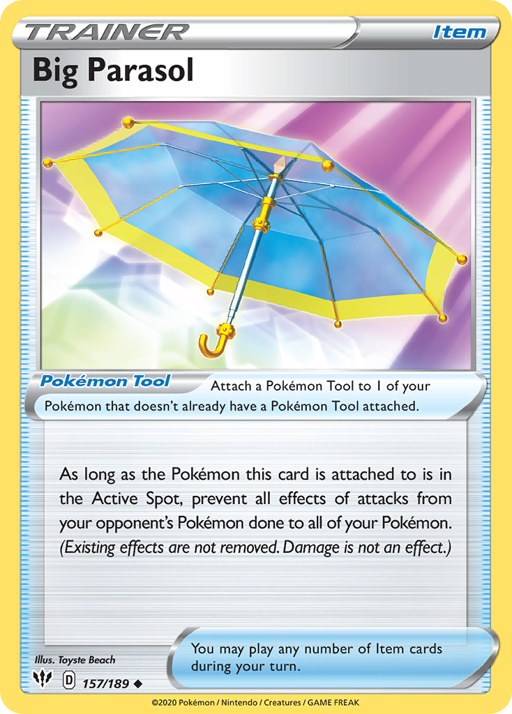 Big Parasol (157/189) [Sword & Shield: Darkness Ablaze] - Destination Retro