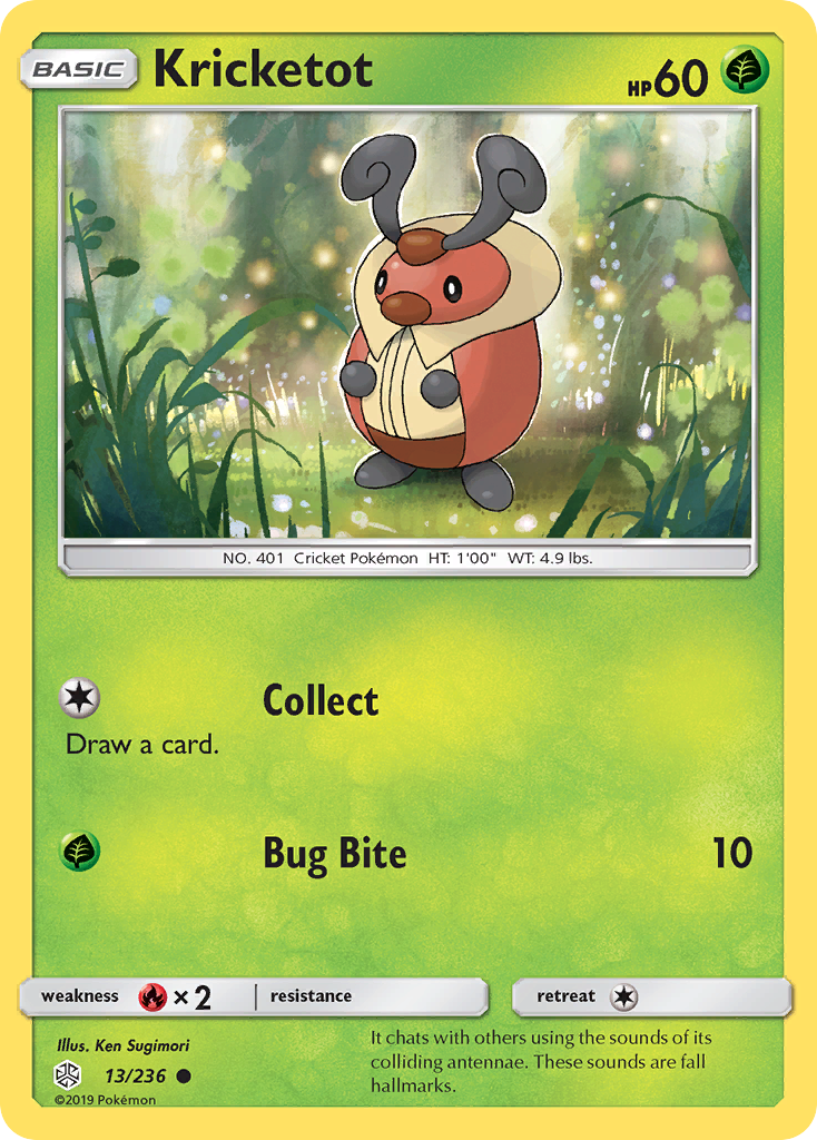 Kricketot (13/236) [Sun & Moon: Cosmic Eclipse] - Destination Retro