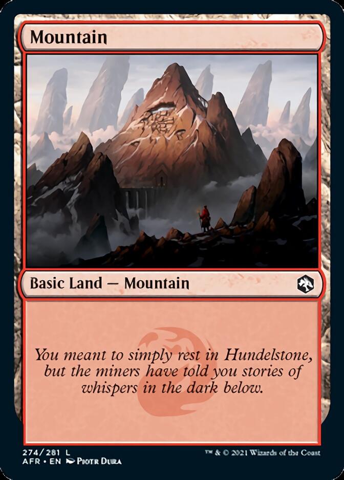 Mountain (274) [Dungeons & Dragons: Adventures in the Forgotten Realms] - Destination Retro