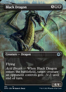 Black Dragon (Borderless Alternate Art) [Dungeons & Dragons: Adventures in the Forgotten Realms] - Destination Retro