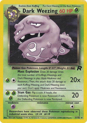 Dark Weezing (31/82) [Team Rocket Unlimited] - Destination Retro