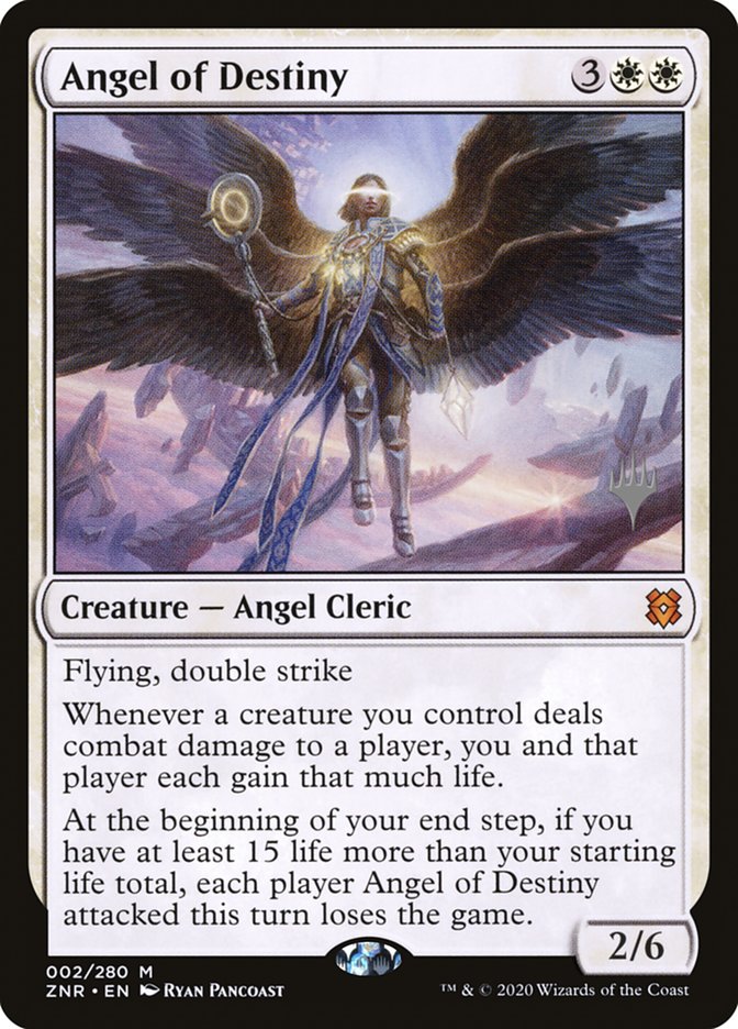 Angel of Destiny (Promo Pack) [Zendikar Rising Promos] - Destination Retro