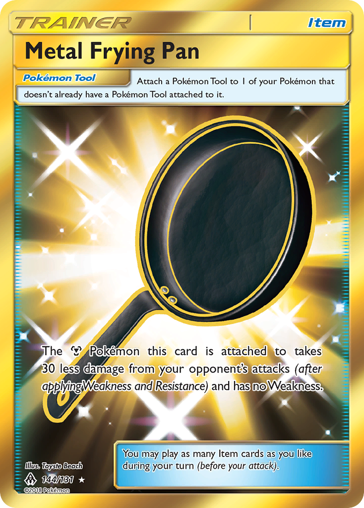 Metal Frying Pan (144/131) [Sun & Moon: Forbidden Light] - Destination Retro