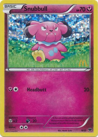 Snubbull (8/12) [Mcdonald's Promos: 2014 Collection] - Destination Retro