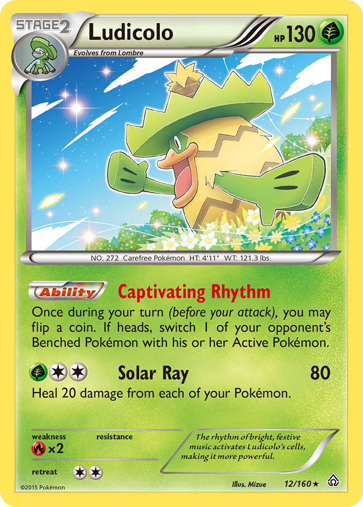 Ludicolo (12/160) [XY: Primal Clash] - Destination Retro