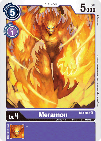 Meramon [BT3-083] [Release Special Booster Ver.1.5] - Destination Retro