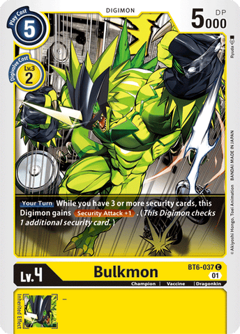 Bulkmon [BT6-037] [Double Diamond] - Destination Retro
