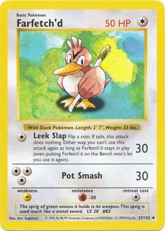 Farfetch'd (27/102) [Base Set Shadowless Unlimited] - Destination Retro