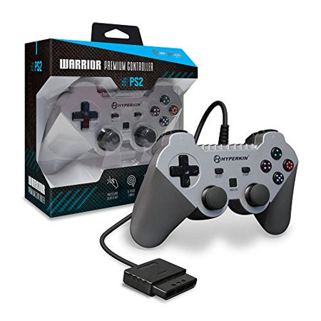 Hyperkin PS2 Brave Warrior Premium Controller (Silver) - Destination Retro