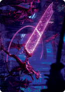 Enormous Energy Blade Art Card [Kamigawa: Neon Dynasty Art Series] - Destination Retro