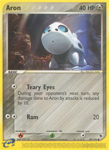 Aron (49/109) [EX: Ruby & Sapphire] - Destination Retro