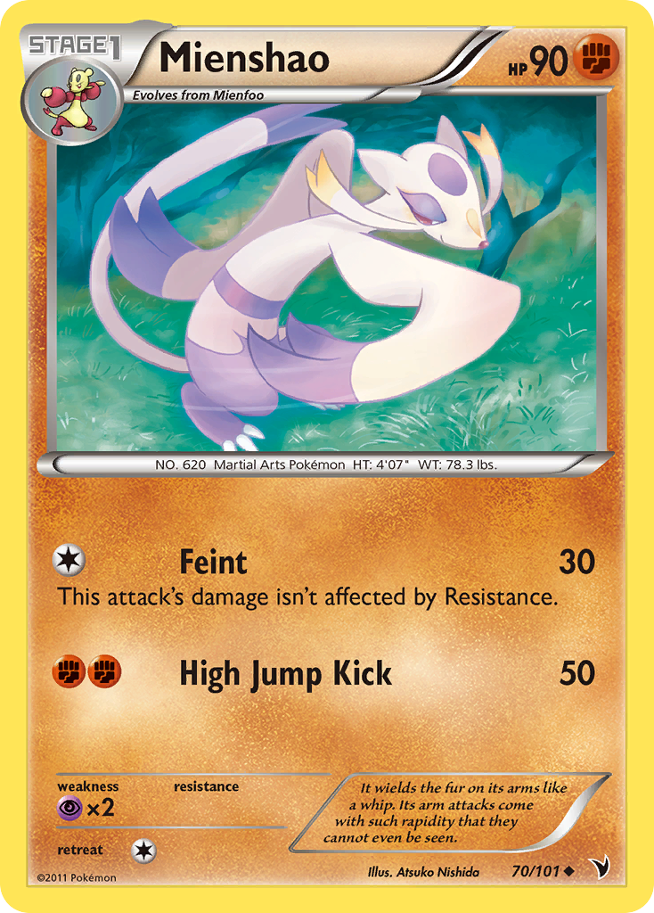 Mienshao (70/101) [Black & White: Noble Victories] - Destination Retro