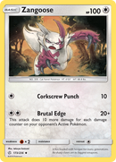 Zangoose (173/236) [Sun & Moon: Cosmic Eclipse] - Destination Retro