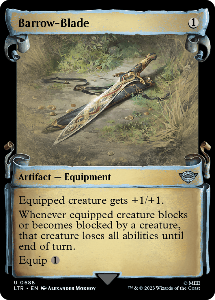 Barrow-Blade [The Lord of the Rings: Tales of Middle-Earth Showcase Scrolls] - Destination Retro