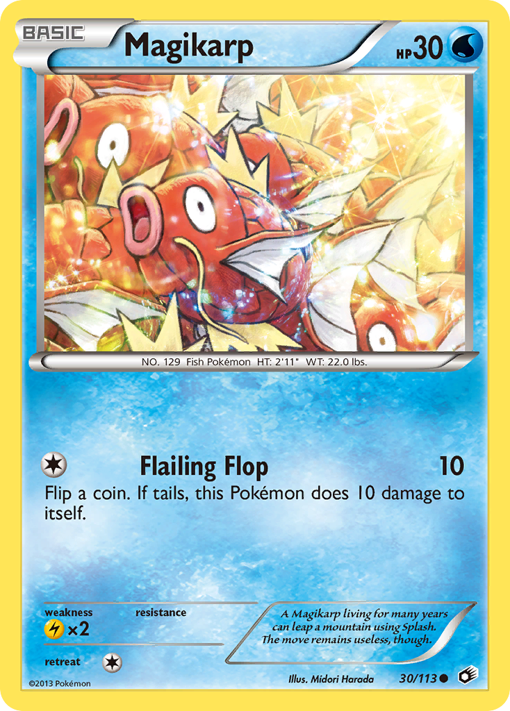 Magikarp (30/113) [Black & White: Legendary Treasures] - Destination Retro