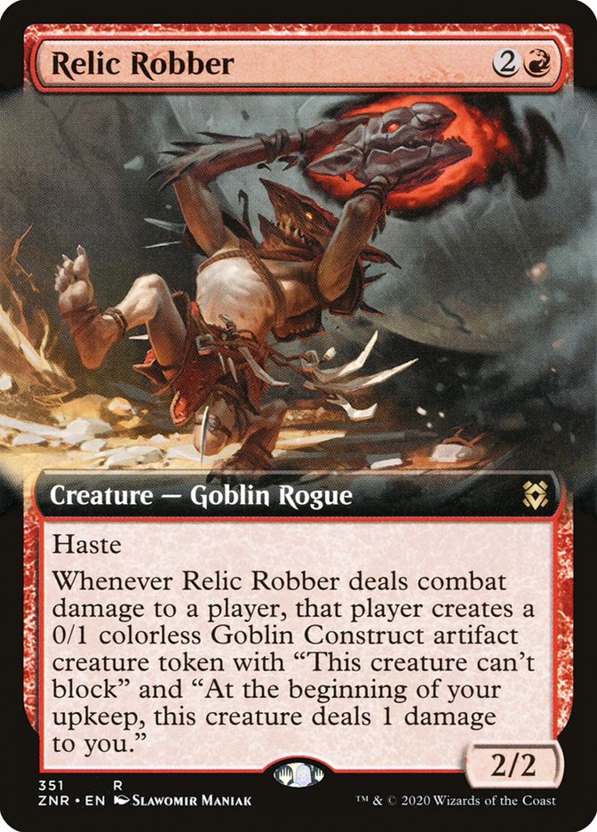 Relic Robber (Extended Art) [Zendikar Rising] - Destination Retro