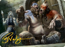 Ettin Art Card (Gold-Stamped Signature) [Dungeons & Dragons: Adventures in the Forgotten Realms Art Series] - Destination Retro