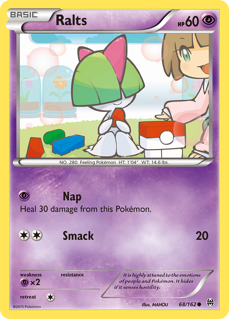 Ralts (68/162) [XY: BREAKthrough] - Destination Retro