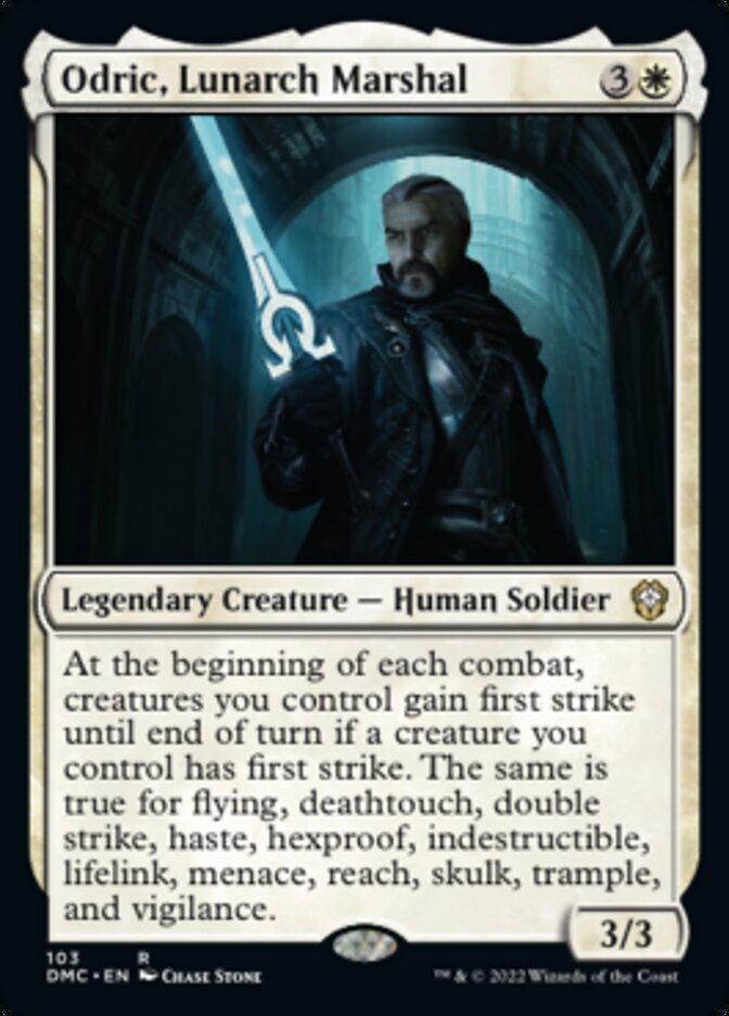 Odric, Lunarch Marshal [Dominaria United Commander] - Destination Retro