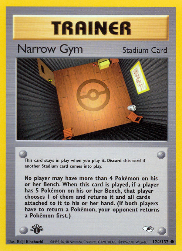 Narrow Gym (124/132) [Gym Heroes 1st Edition] - Destination Retro