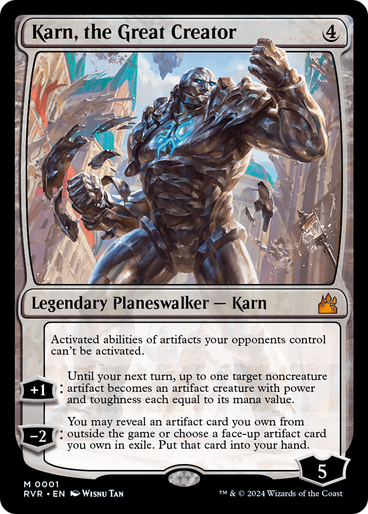 Karn, the Great Creator [Ravnica Remastered] - Destination Retro