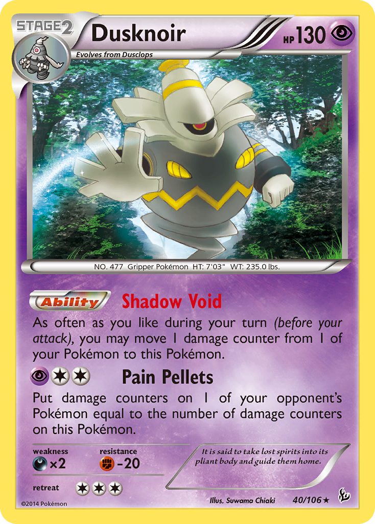 Dusknoir (40/106) [XY: Flashfire] - Destination Retro
