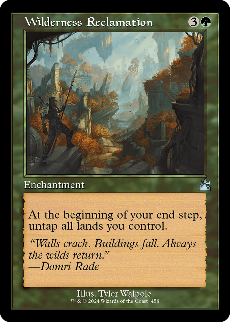 Wilderness Reclamation [Ravnica Remastered] - Destination Retro