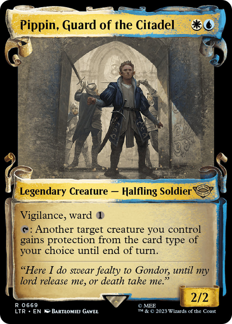 Pippin, Guard of the Citadel [The Lord of the Rings: Tales of Middle-Earth Showcase Scrolls] - Destination Retro
