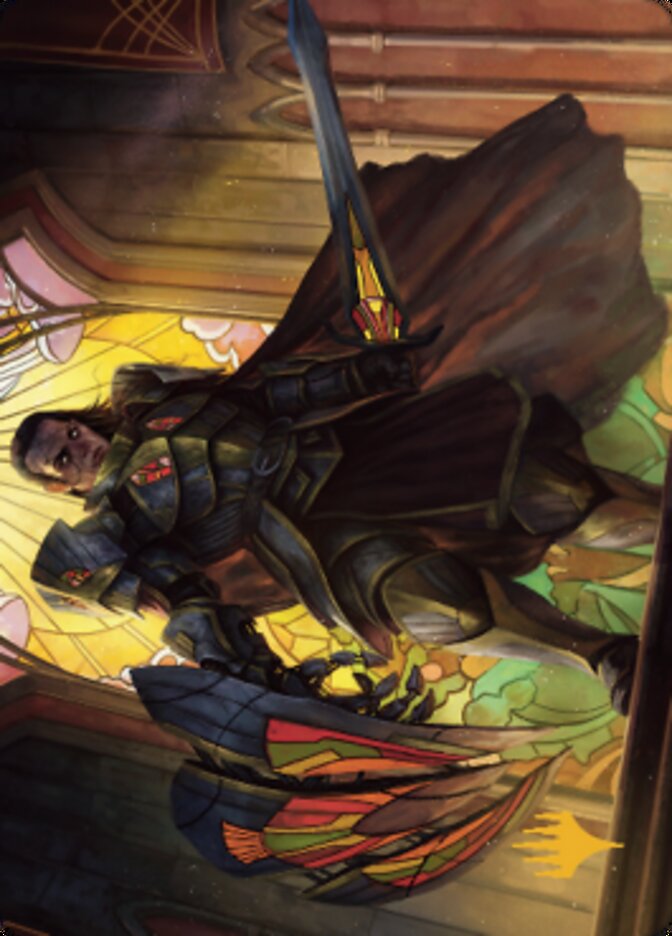 Benalish Sleeper Art Card (Gold-Stamped Signature) [Dominaria United Art Series] - Destination Retro