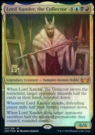 Lord Xander, the Collector [Streets of New Capenna Prerelease Promos] - Destination Retro