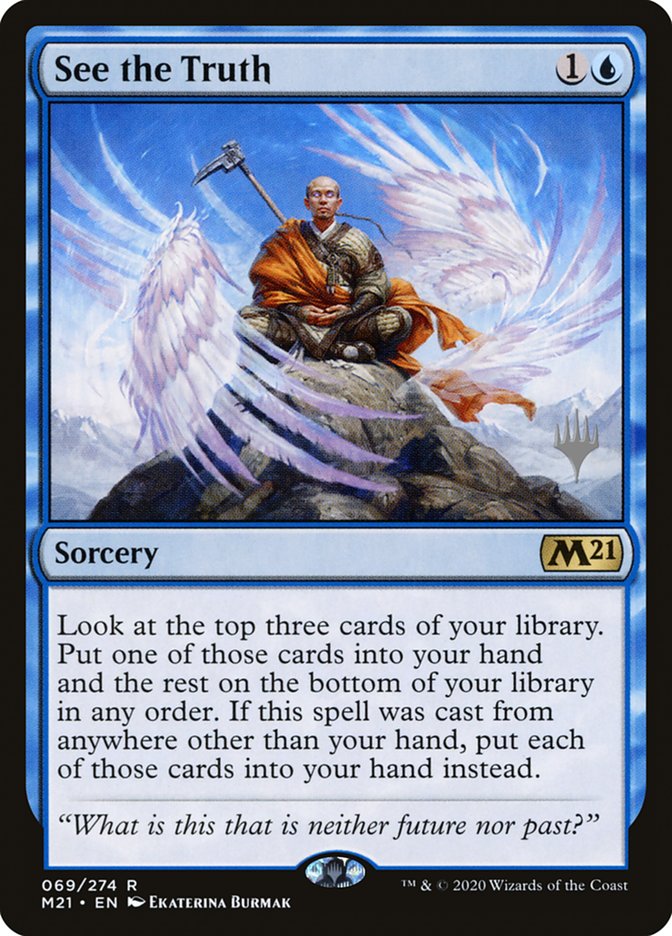 See the Truth (Promo Pack) [Core Set 2021 Promos] - Destination Retro