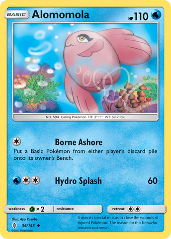Alomomola (36/145) [Sun & Moon: Guardians Rising] - Destination Retro