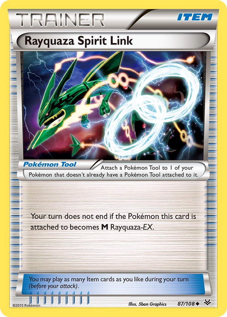 Rayquaza Spirit Link (87/108) [XY: Roaring Skies] - Destination Retro