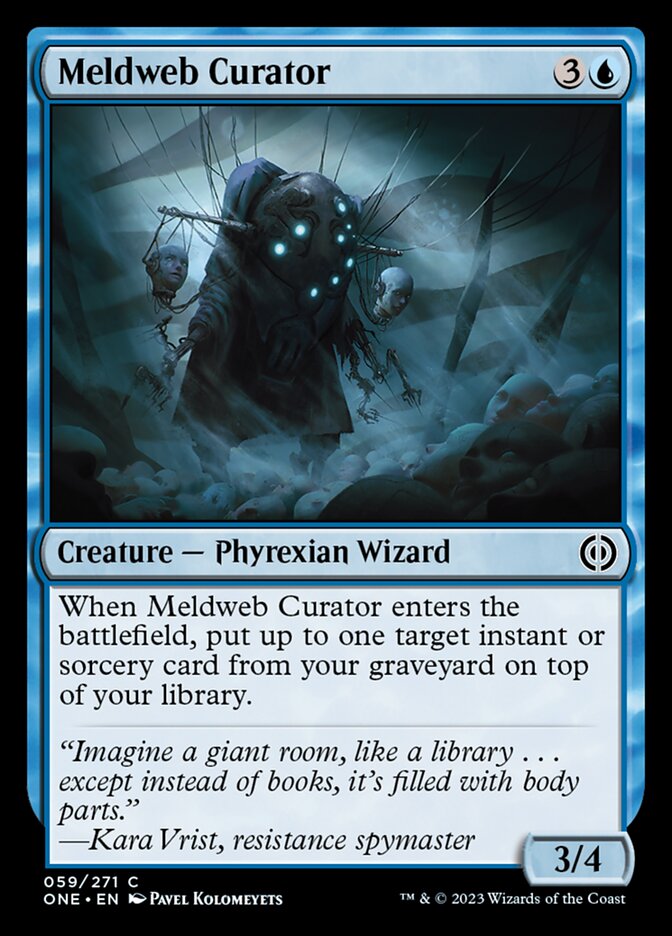 Meldweb Curator [Phyrexia: All Will Be One] - Destination Retro