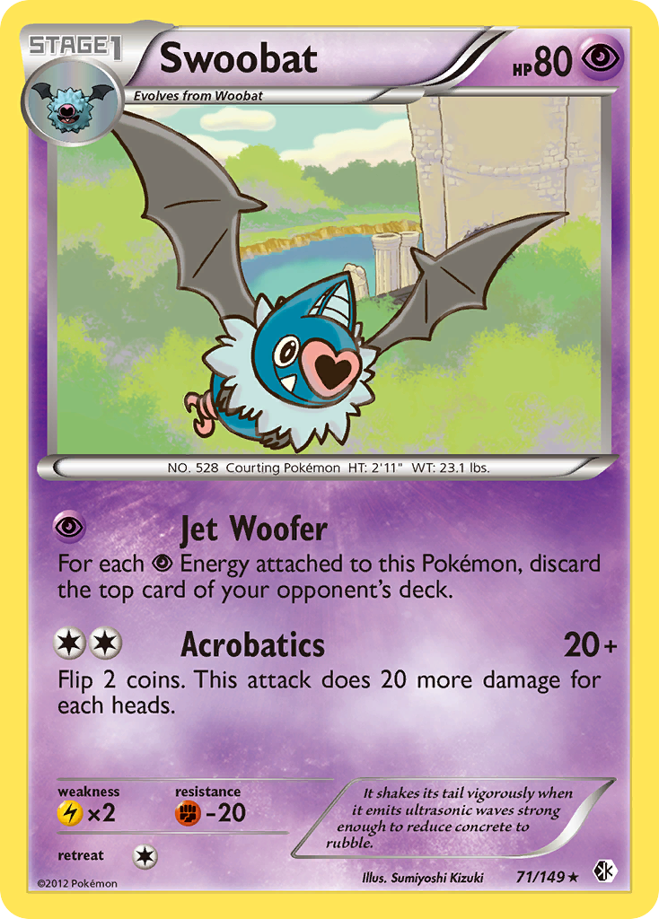 Swoobat (71/149) [Black & White: Boundaries Crossed] - Destination Retro